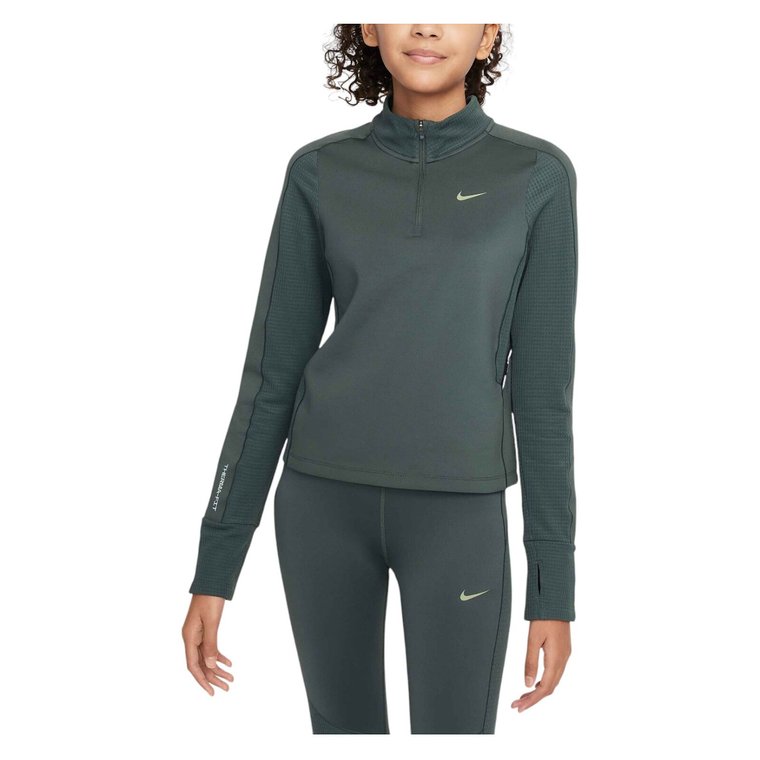 Bluza sportowa dla dziewcząt Nike Pro Therma FIT L/S Half Zip HF4682