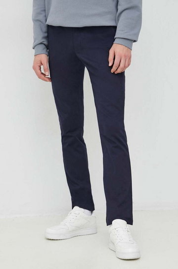 Calvin Klein Jeans spodnie męskie kolor granatowy proste