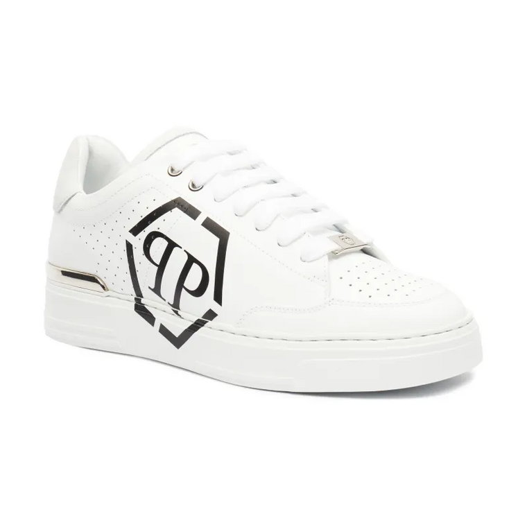 Philipp Plein Skórzane sneakersy Hexagon