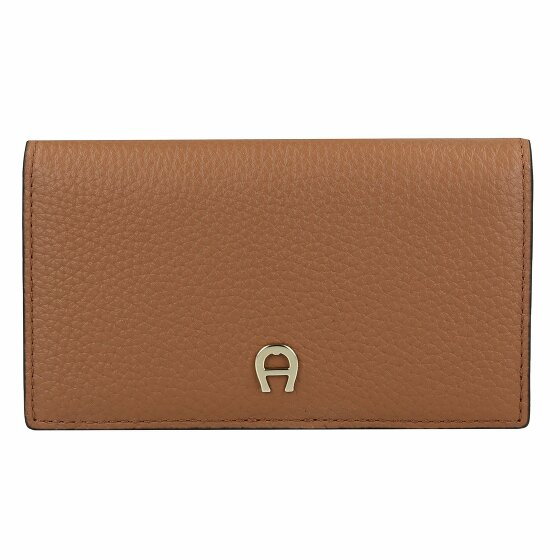 AIGNER Delia Portfel Ochrona RFID Skórzany 13 cm cognac brown