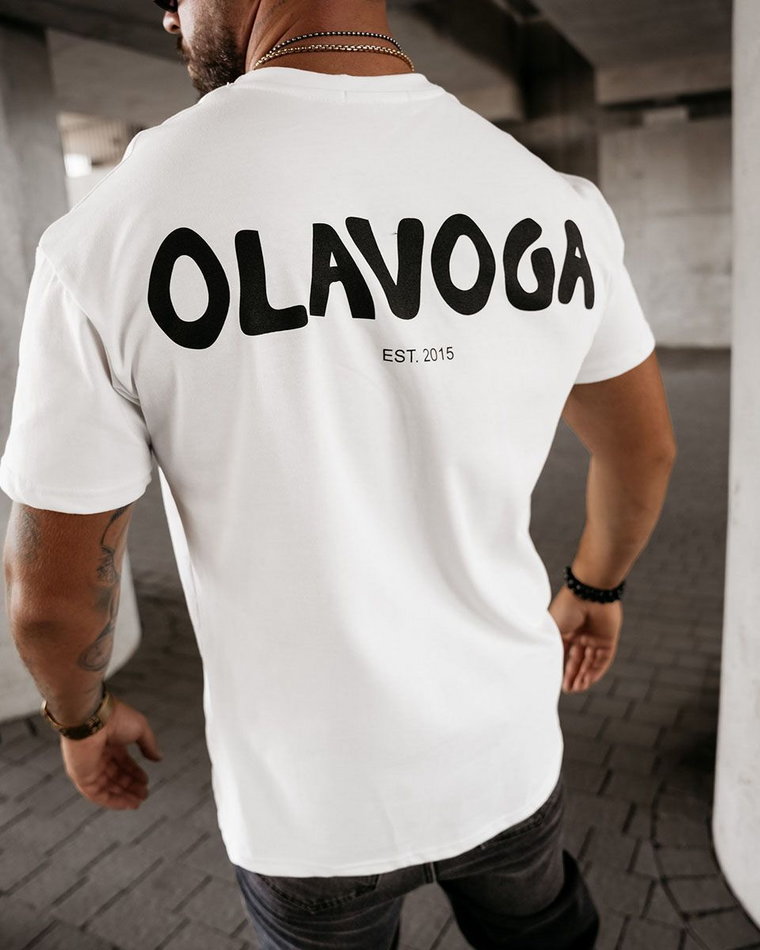T-shirt męski OLAVOGA SAYER 2024 ecru M