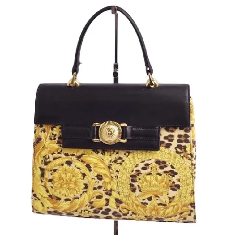 Pre-owned Leather handbags Versace Pre-owned