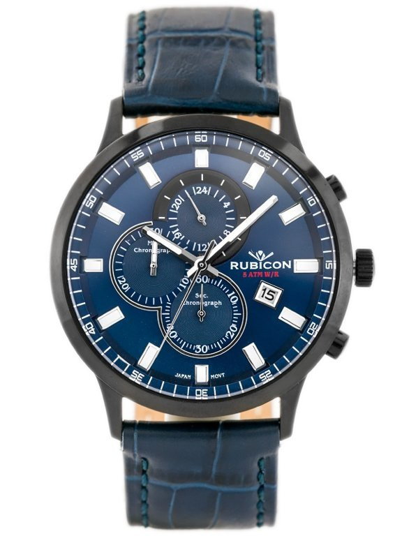 Zegarek Męski Rubicon Rncd71 - Chronograf (Zr082E)