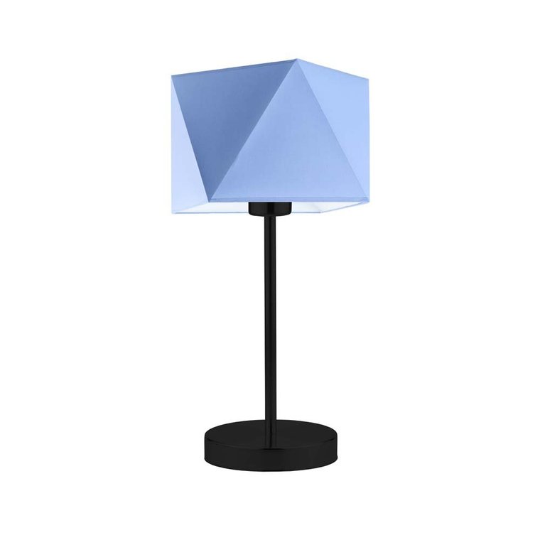 Lampka nocna LYSNE Wuhu, 60 W, E27, niebieska/czarna, 43x23 cm