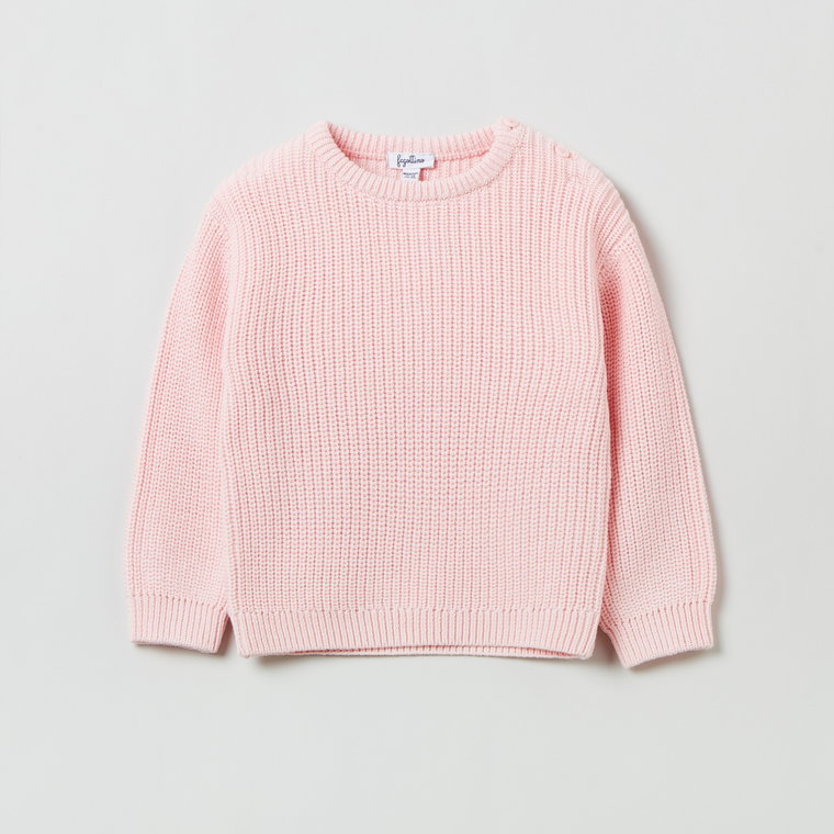 Sweter dla dziewczynki OVS 1892037 98 cm Różowy (8052147139633). Swetry dla dziewczynek