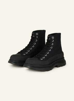 Alexander Mcqueen Botki Sznurowane Tread Slick schwarz