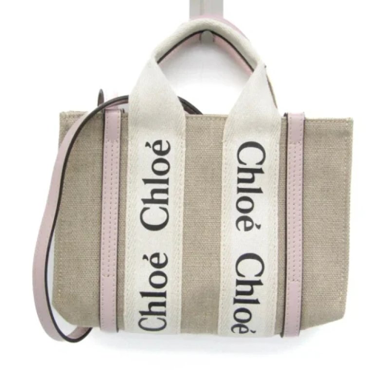 Pre-owned Canvas totes Chloé Pre-owned