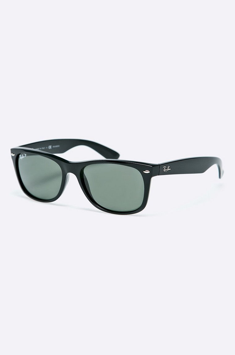 Ray-Ban okulary przeciwsłoneczne NEW WAYFARER męskie kolor czarny 0RB2132
