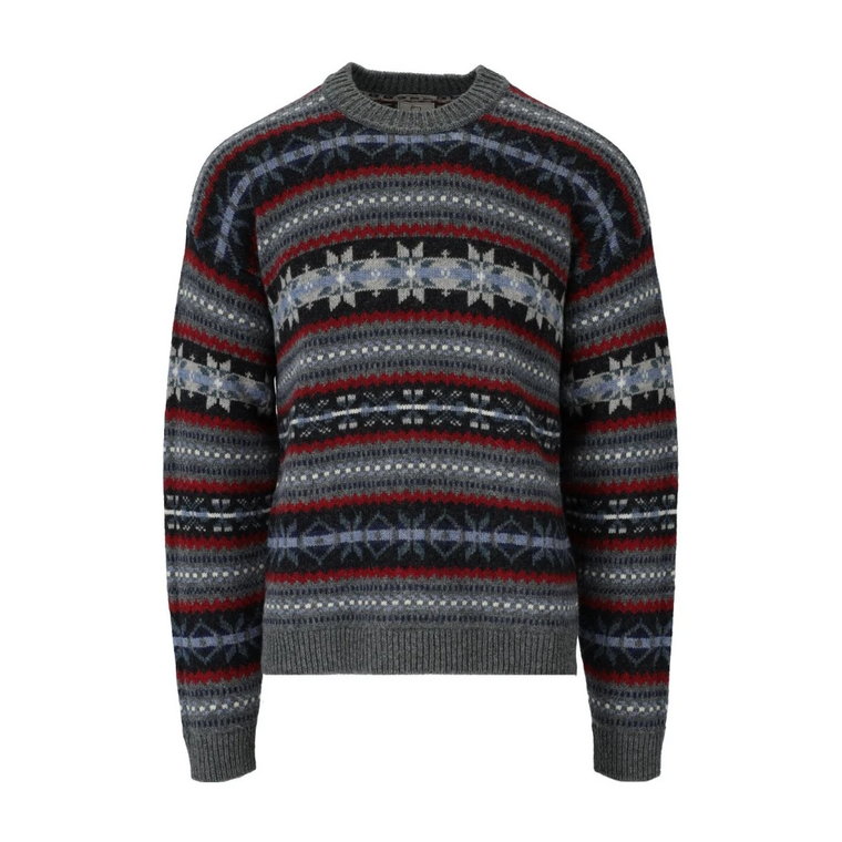 Koszulka treningowa, Fair Isle Jumper Woolrich