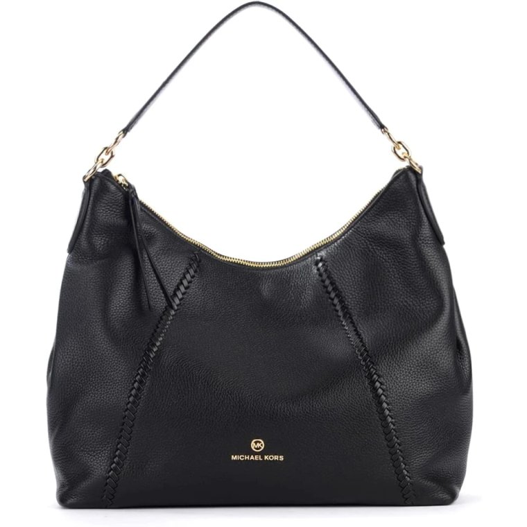 Czarna Skórzana Torba Shopper Sienna Michael Kors