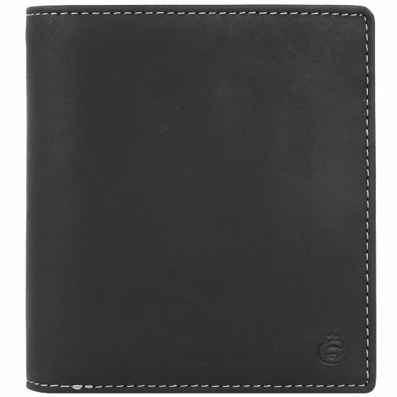 Esquire Dallas Portfel Ochrona RFID Skórzany 11 cm schwarz