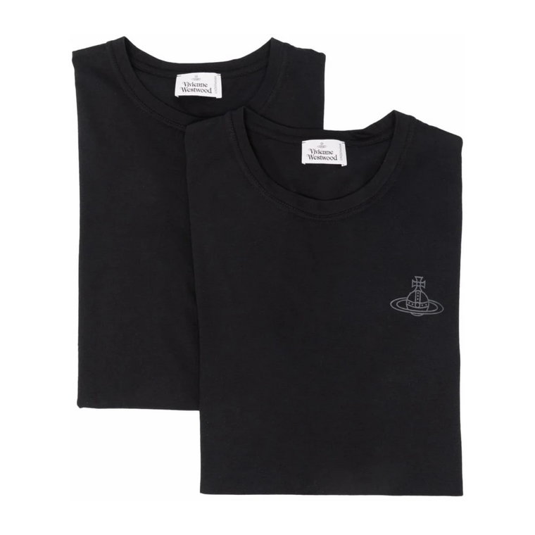 Czarne T-shirty Dwa-Pack Vivienne Westwood