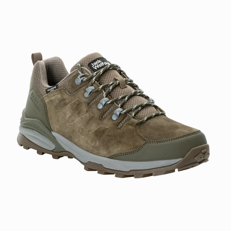 Buty męskie na wędrówki Jack Wolfskin REFUGIO TEXAPORE LOW M cold coffee - 44,5