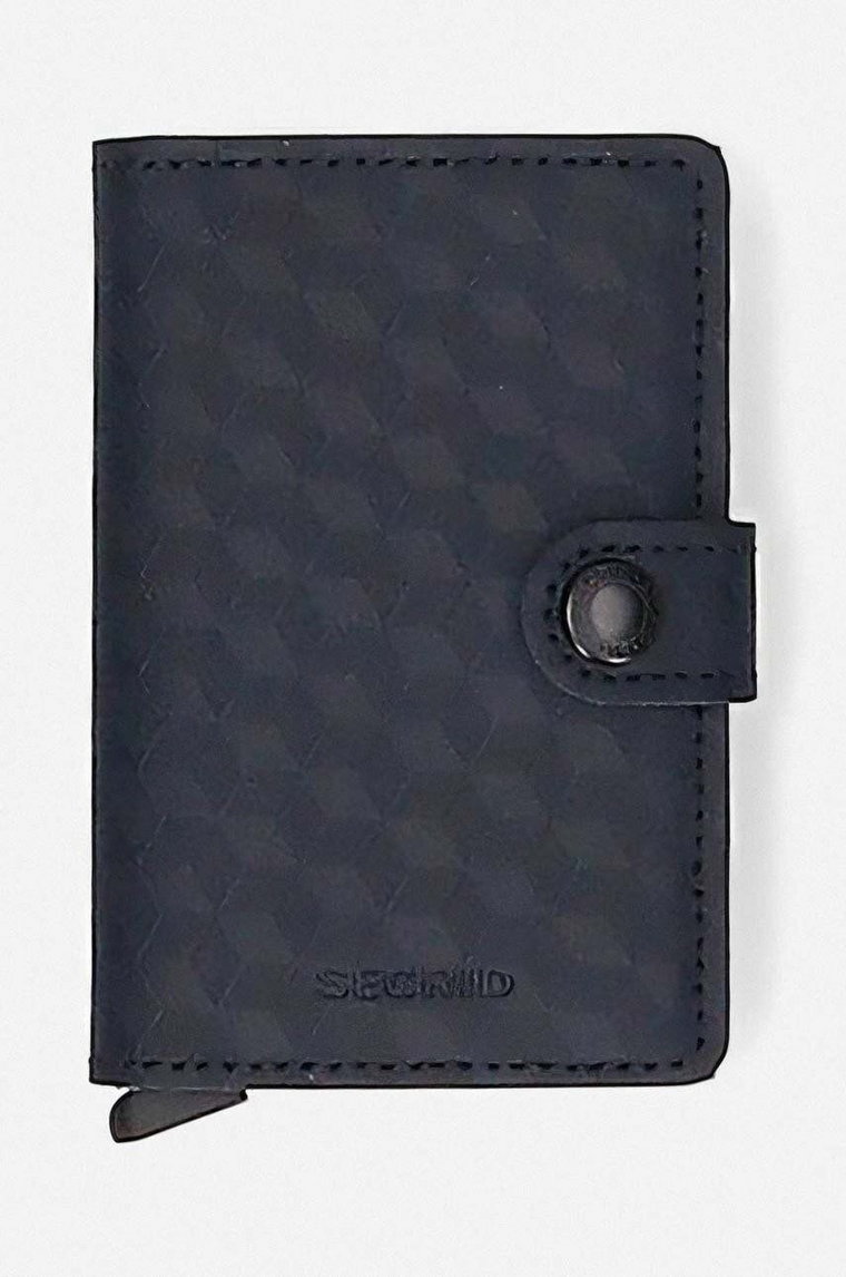 Secrid portfel kolor czarny Portfel Secrid Miniwallet Optical MOP-BLACK-TITANIUM