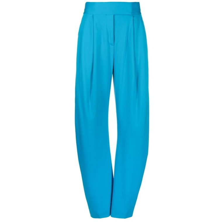 Niebieskie Spodnie Cropped - Styl #258 The Attico