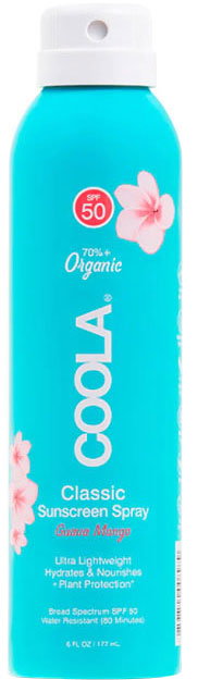 Spray przeciwsłoneczny Coola Classic Body Organic Sunscreen Spray SPF50 Guava Mango 177 ml (850008614439). Kosmetyki do ochrony przeciwsłonecznej