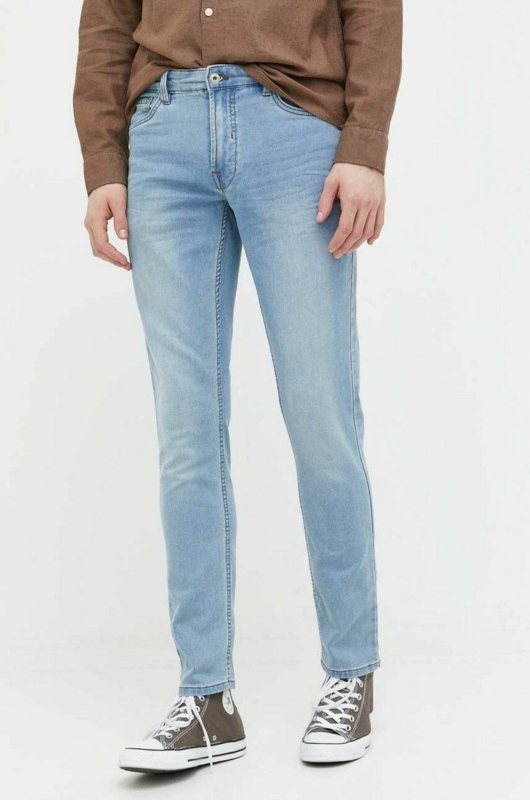 Solid jeansy Joy męskie kolor niebieski