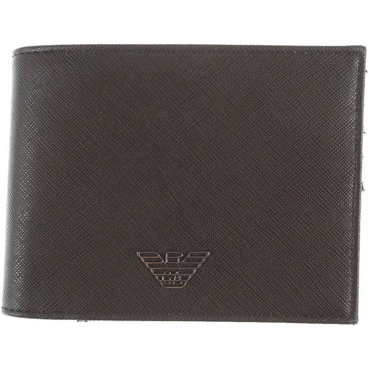 Emporio Armani Wallets Czarny Emporio Armani