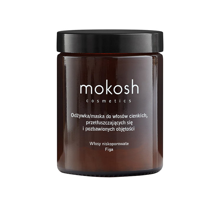 MOKOSH ODŻYWKA MASKA DO WŁOSÓW NISKOPOROWATYCH FIGA 180ML