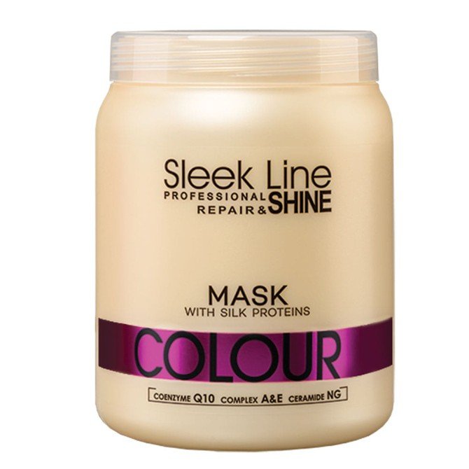 Stapiz Sleek Line Colour Mask maska z jedwabiem do włosów farbowanych 1000ml