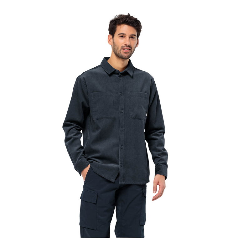 Koszula męska Jack Wolfskin TRACKFINDER SHIRT M night blue - L