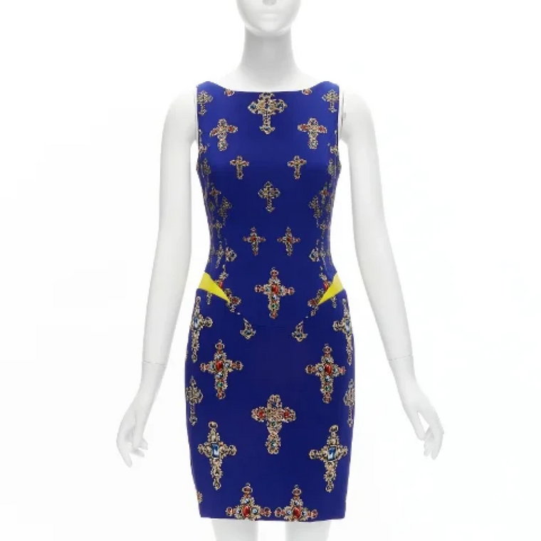 Pre-owned Silk dresses Versace Pre-owned