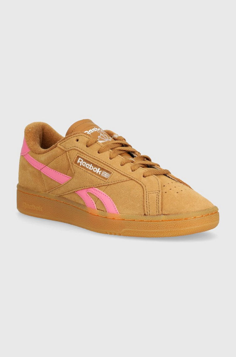 Reebok Classic sneakersy zamszowe Club C kolor beżowy 100206242