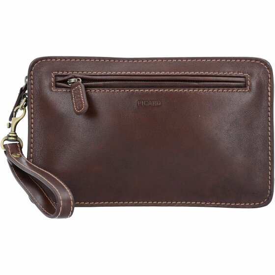 Picard Toscana Leather Wrist Bag 23 cm kastanie