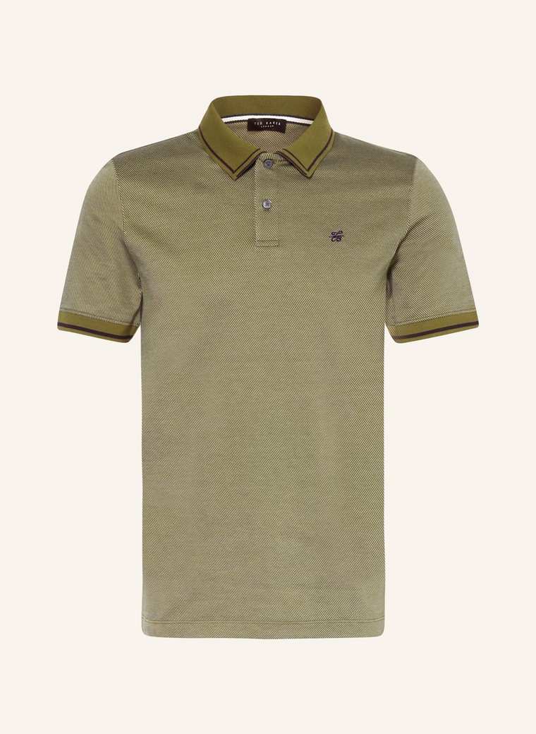 Ted Baker Koszulka Polo Z Dżerseju Helta Slim Fit gruen