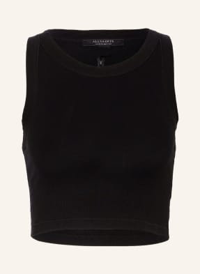 Allsaints Krótki Top Rina schwarz