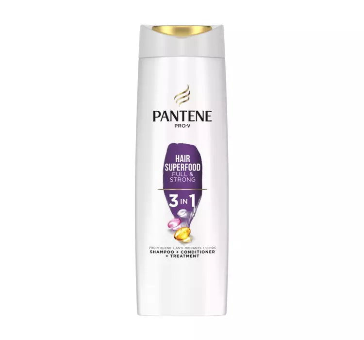 PANTENE PRO-V SUPERFOOD FULL & STRONG SZAMPON 3W1 DO WŁOSÓW 360ML