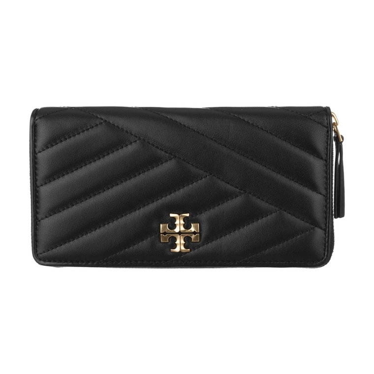 Chevron Portfel Continental z Zamkiem Tory Burch