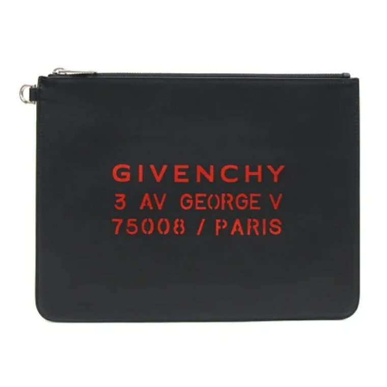 Pre-owned Leather clutches Givenchy Pre-owned