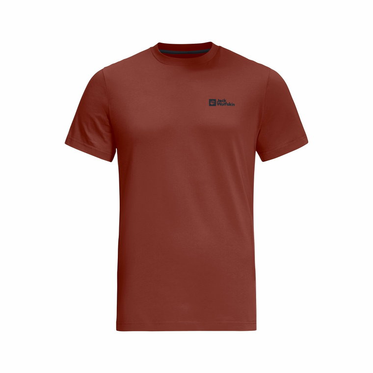 Męska koszulka z krótkim rękawem Jack Wolfskin ESSENTIAL T M intense rust - XXL