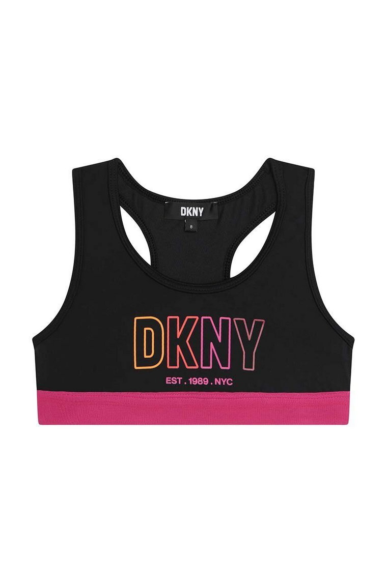 Dkny strój kąpielowy dziecięcy kolor czarny