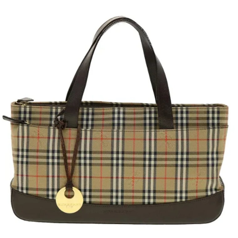 Pre-owned Canvas handbags Burberry Vintage