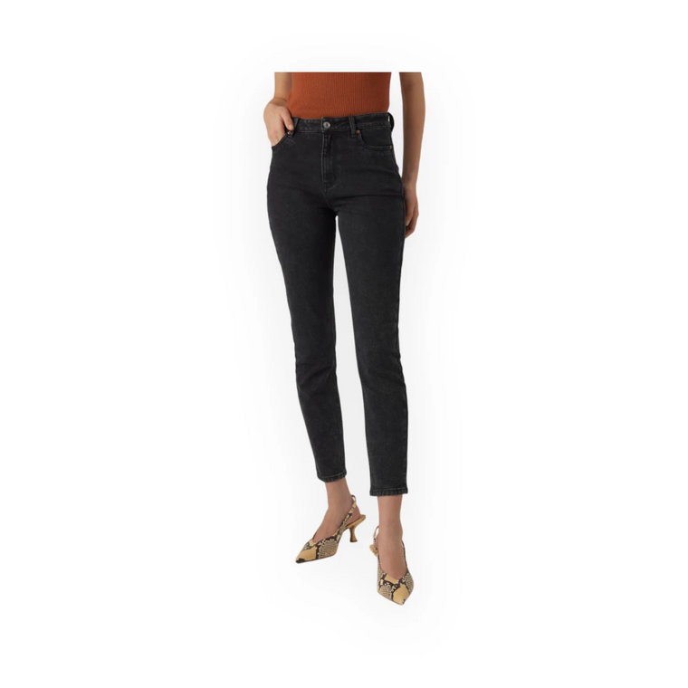 Czarne Brenda Jeans Vero Moda