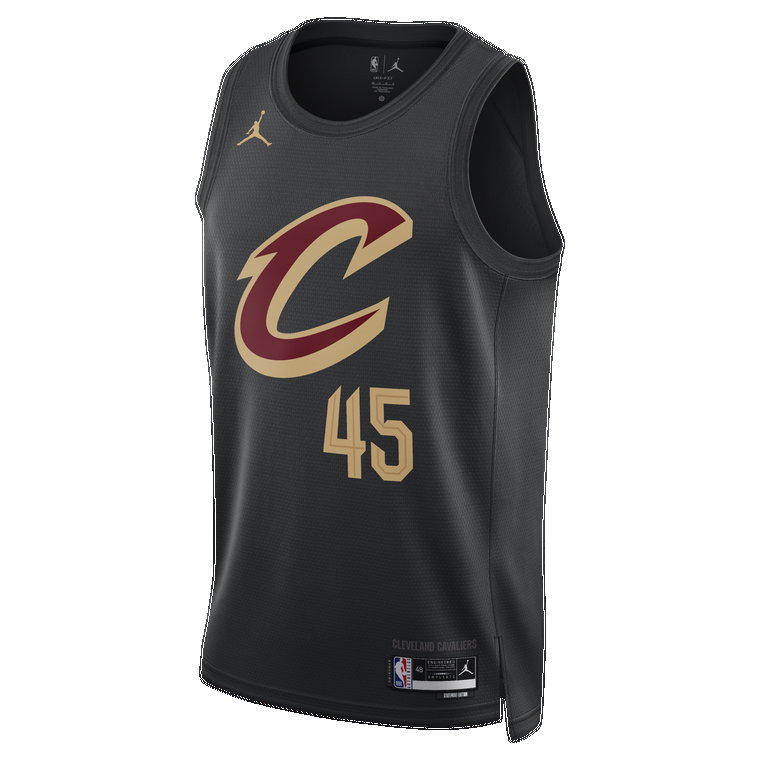 Koszulka męska Jordan Dri-FIT NBA Swingman Cleveland Cavaliers Statement Edition - Czerń