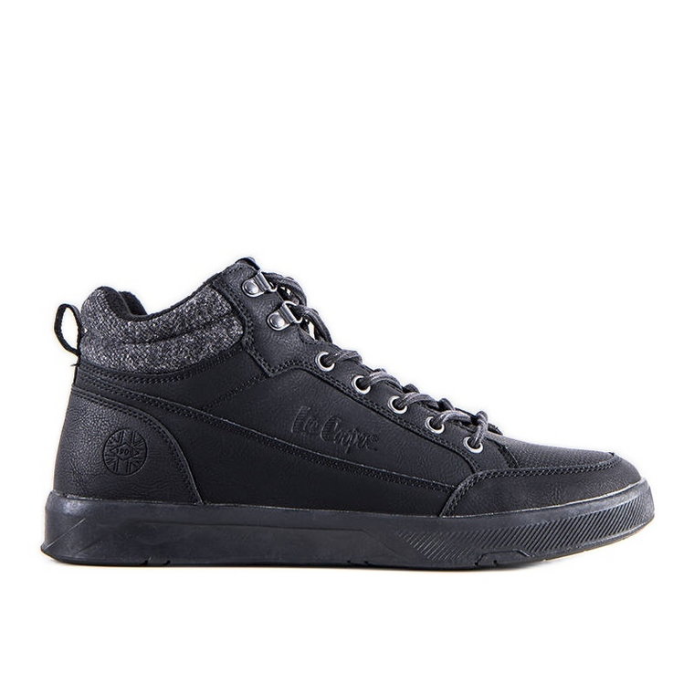 Lee Cooper Czarne ocieplane sneakersy LCJ-22-31-1454M