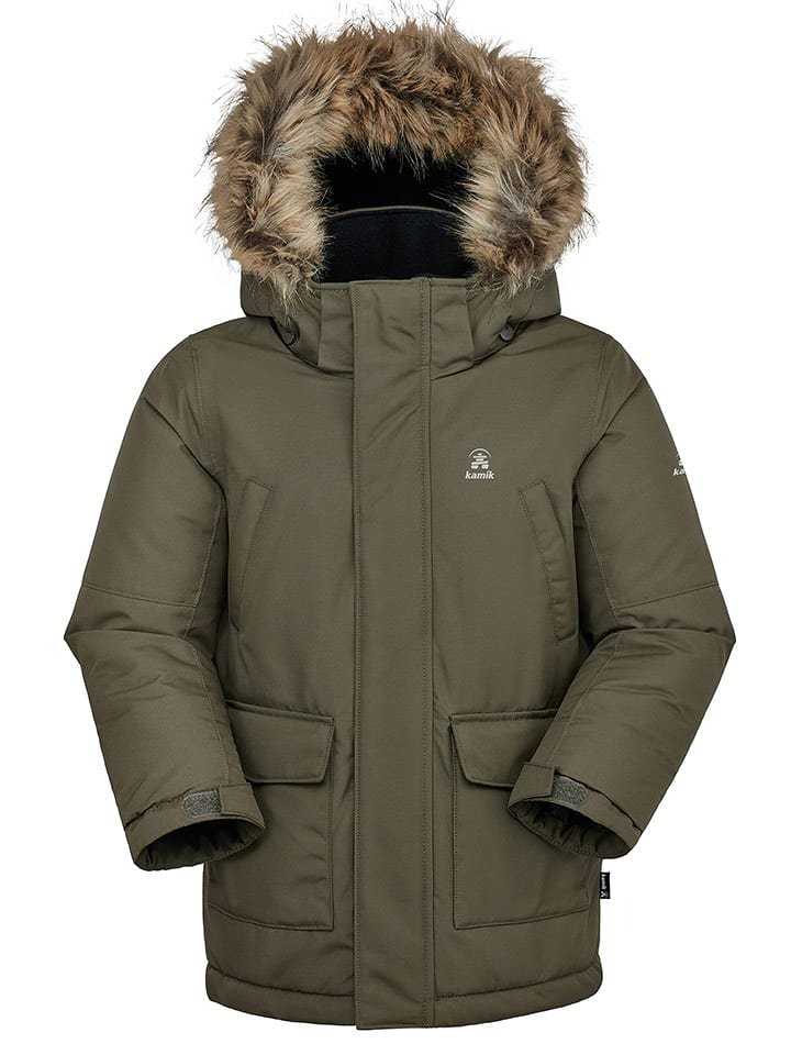 Kamik Parka "Aden" w kolorze khaki