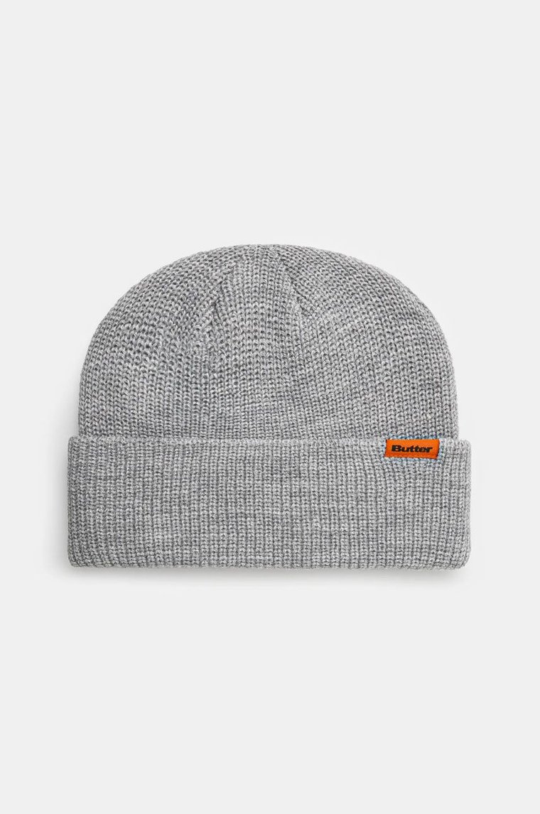 Butter Goods czapka Tall Wharfie Beanie kolor szary  BG243811