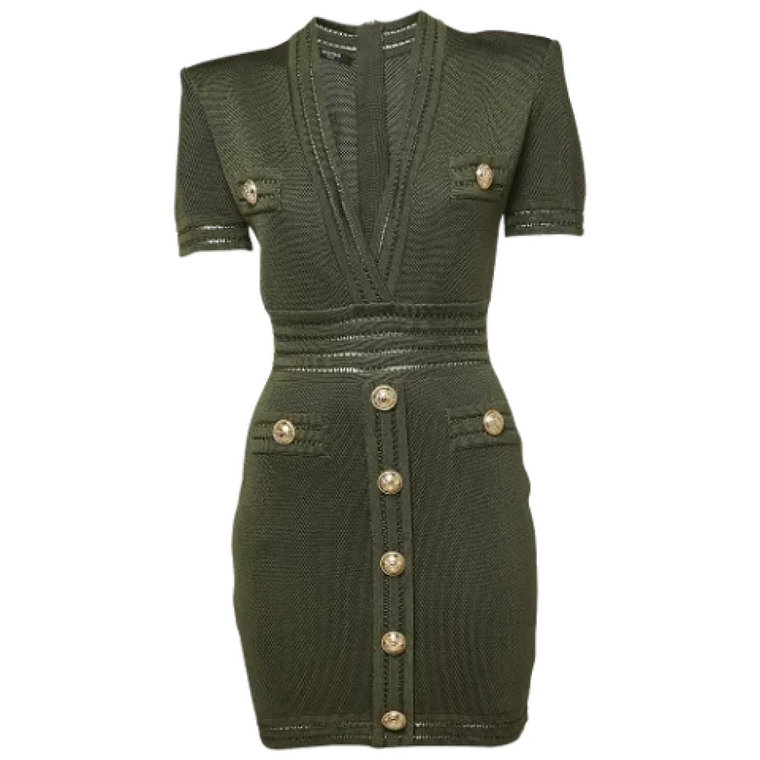 Pre-owned Knit dresses Balmain Pre-owned