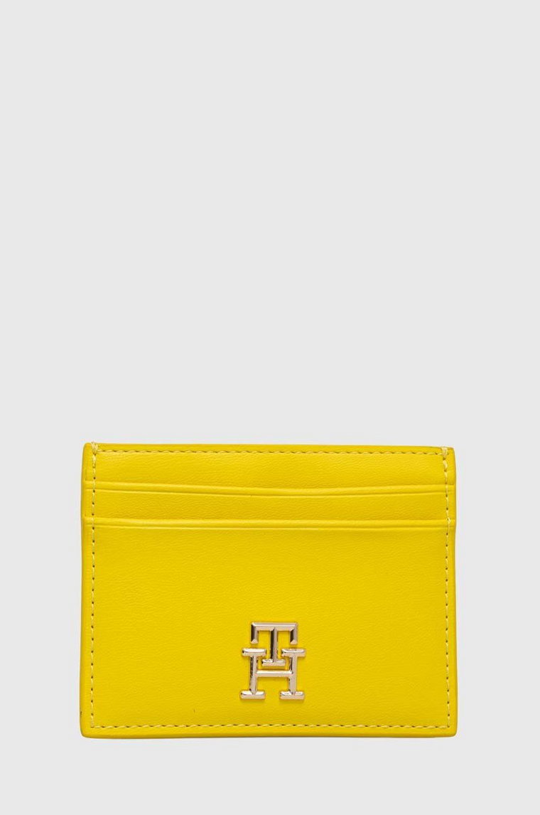Tommy Hilfiger portfel kolor żółty AW0AW15751