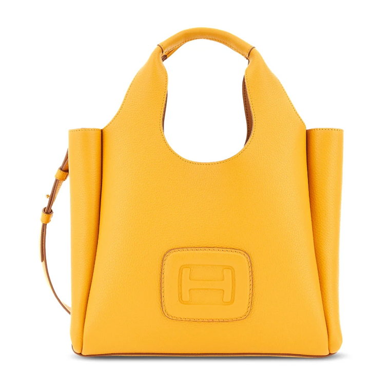 Kolekcja Feminine H-Bag w Kolorze Żółtym Hogan