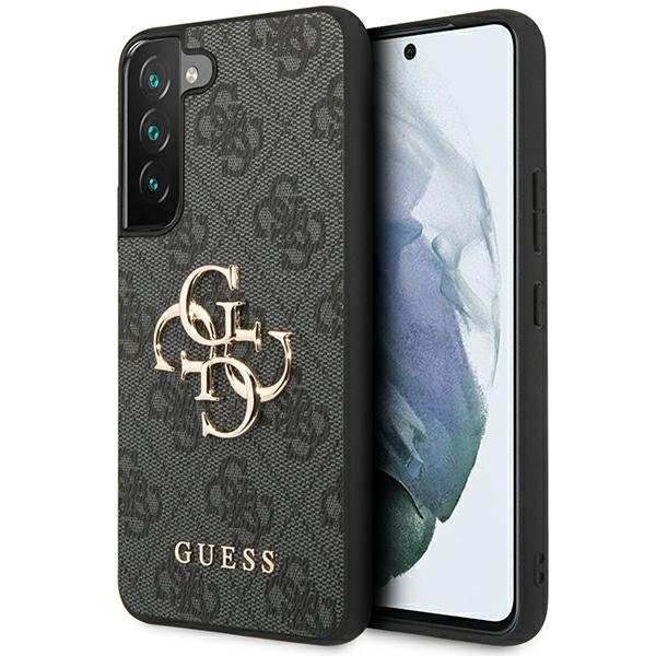 Guess GUHCS23S4GMGGR S23 S911 szary/grey hardcase 4G Big Metal Logo