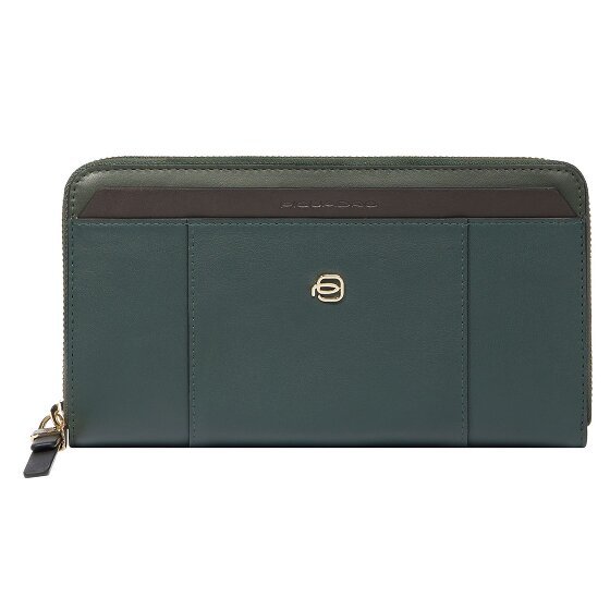 Piquadro Circle Wallet RFID Leather 19 cm green