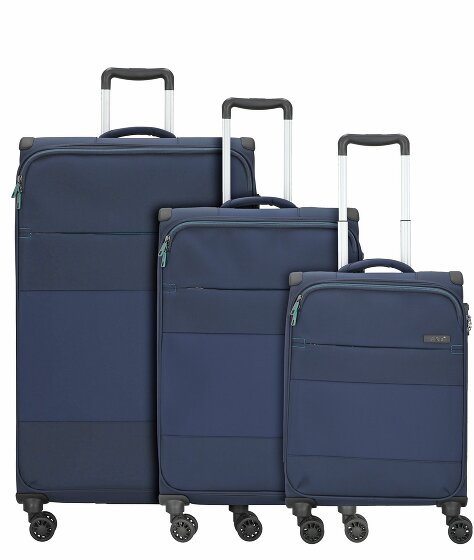 d&n Travel Line 9004 Zestaw walizek na 4 kółkach 3szt. blau