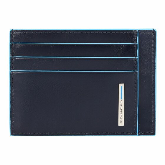Piquadro Blue Square Credit Card Case RFID Leather 11,5 cm night blue