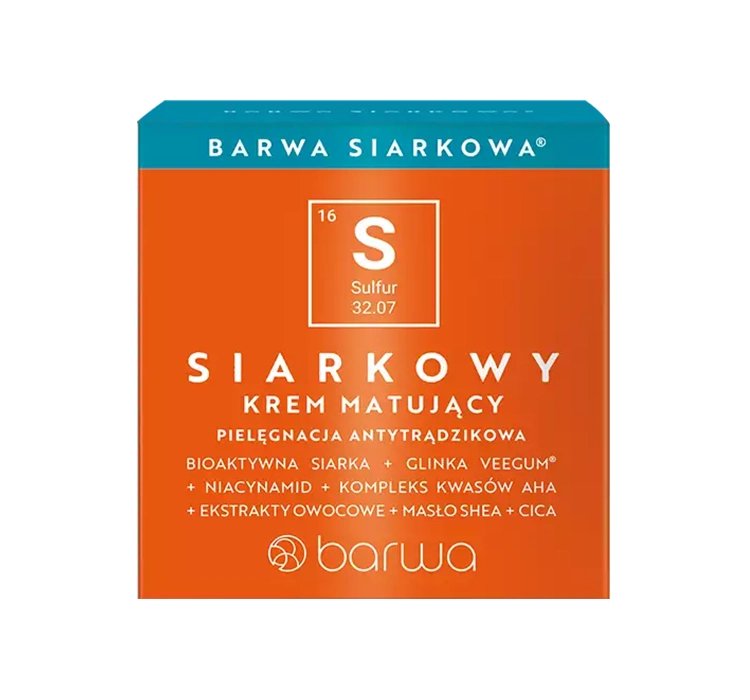 BARWA SIARKOWA MATUJĄCY KREM SIARKOWY 50ML