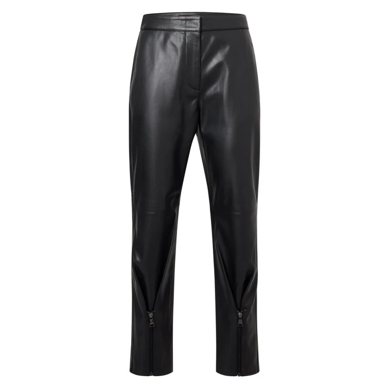 Wielofunkcyjne spodnie ze skóry ekologicznej Karl Lagerfeld